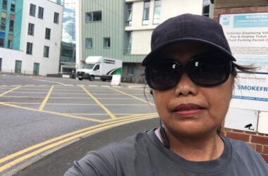 Maria Laborte outside of the RVI.