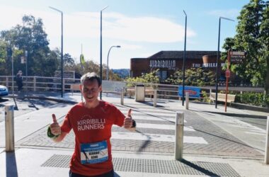 Owen Conlin smiling with thumbs up.