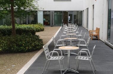 A collection of outdoor seating