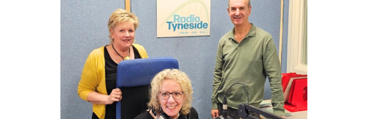 Newcastle Hospitals Charity's visit to Radio Tyneside's studios