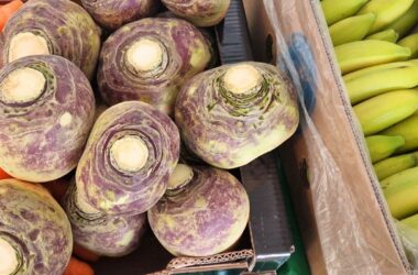 Carrots, turnips and bananas