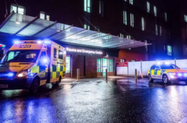 Trauma centre entrance.